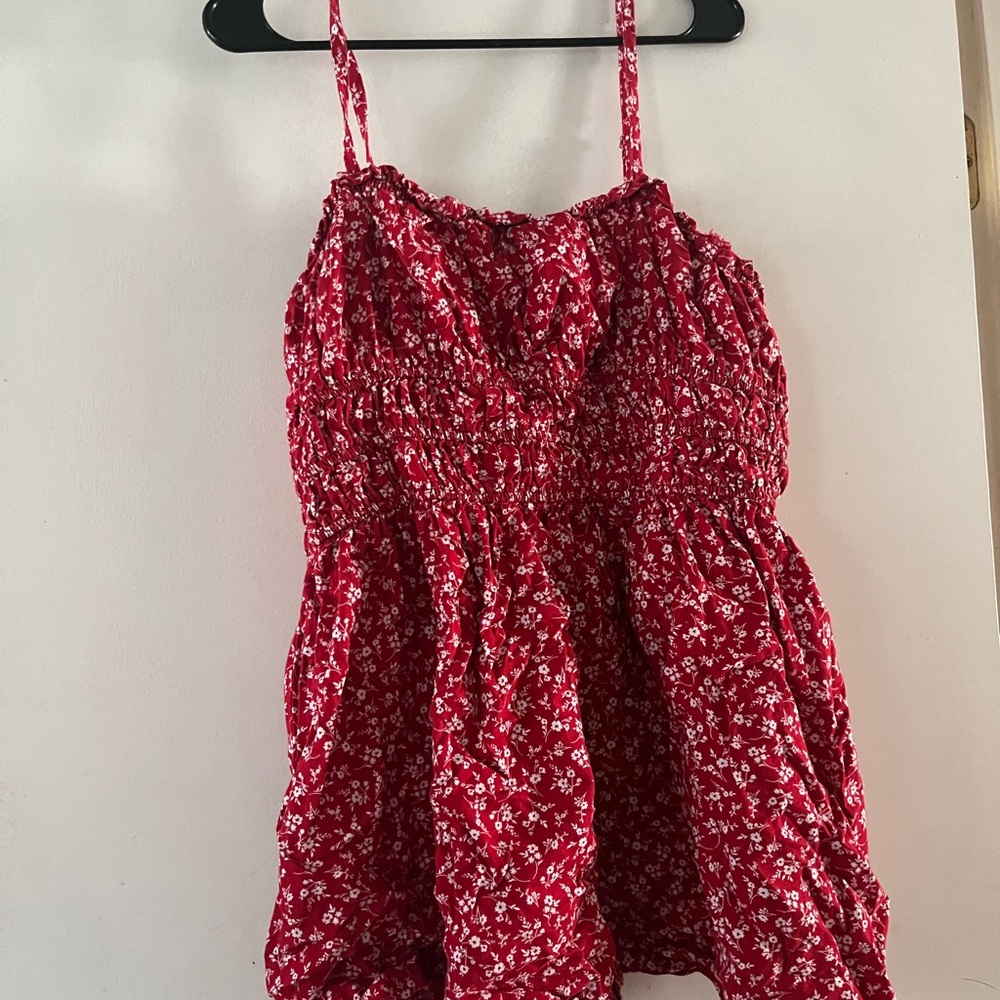 Target Red Floral Mini Dress